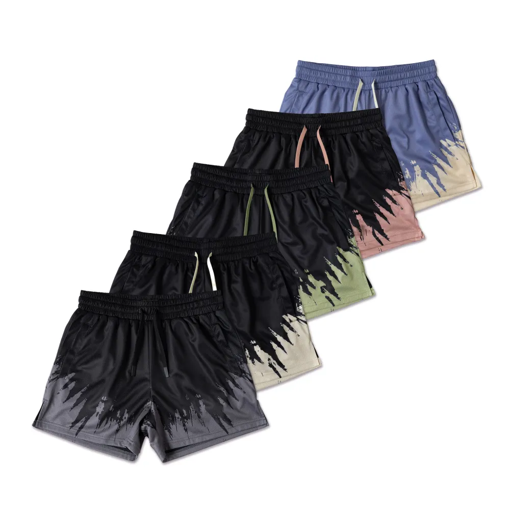 5-PACK UAY THAI SHORTS (MID THIGH CUT) SHATTER
