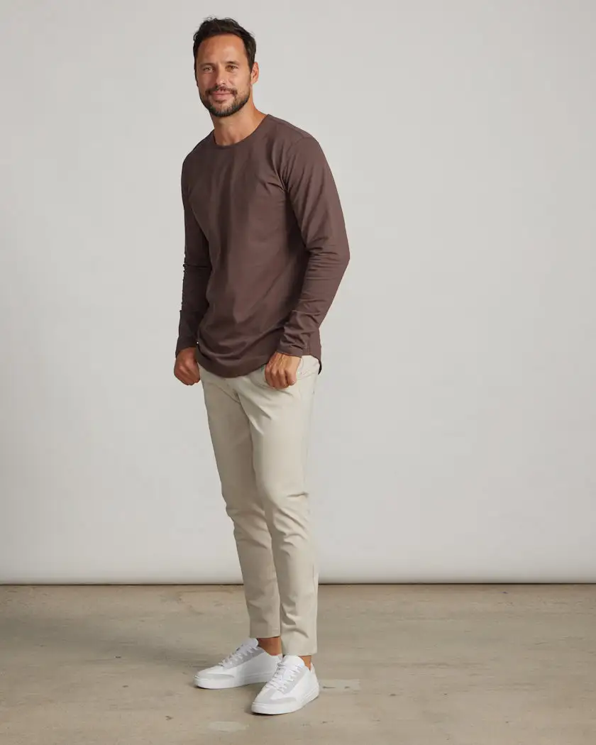 Drop-Cut Long Sleeve: Lux