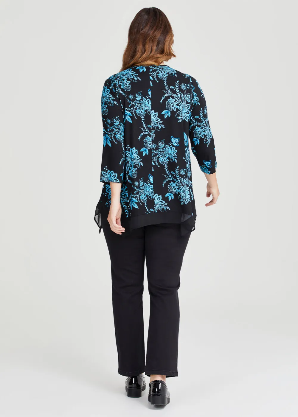 Bamboo Lacy Floral Top