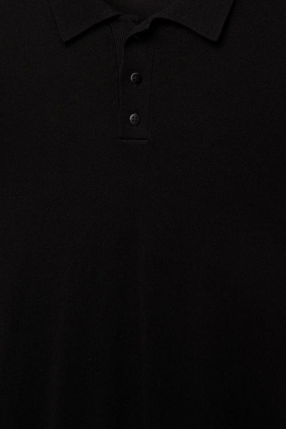 Short sleeve knit polo shirt