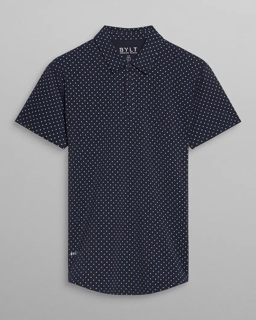 Drop-Cut: Lux Dotted Polo