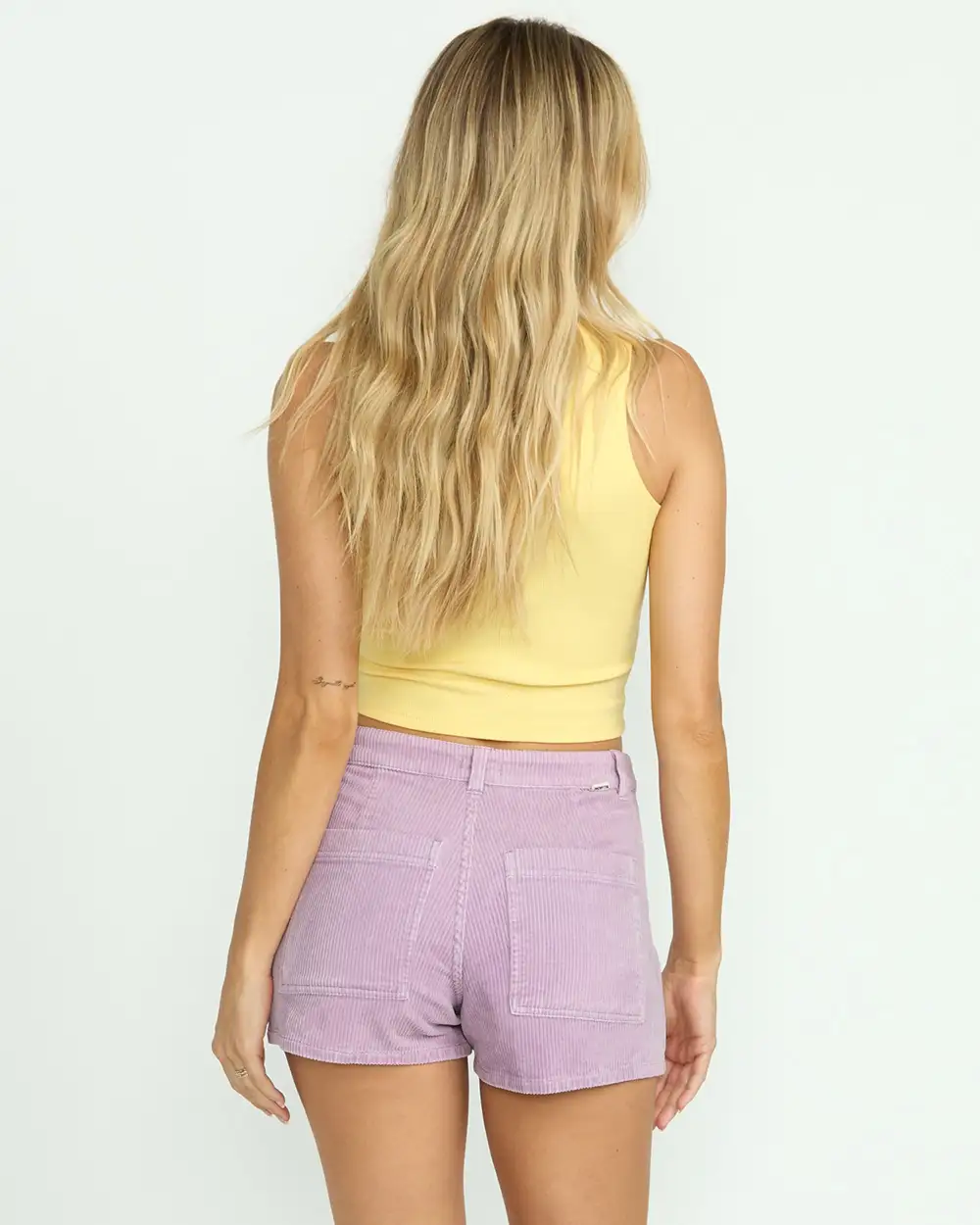 Free Fall Corduroy Shorts - Amethyst Smoke