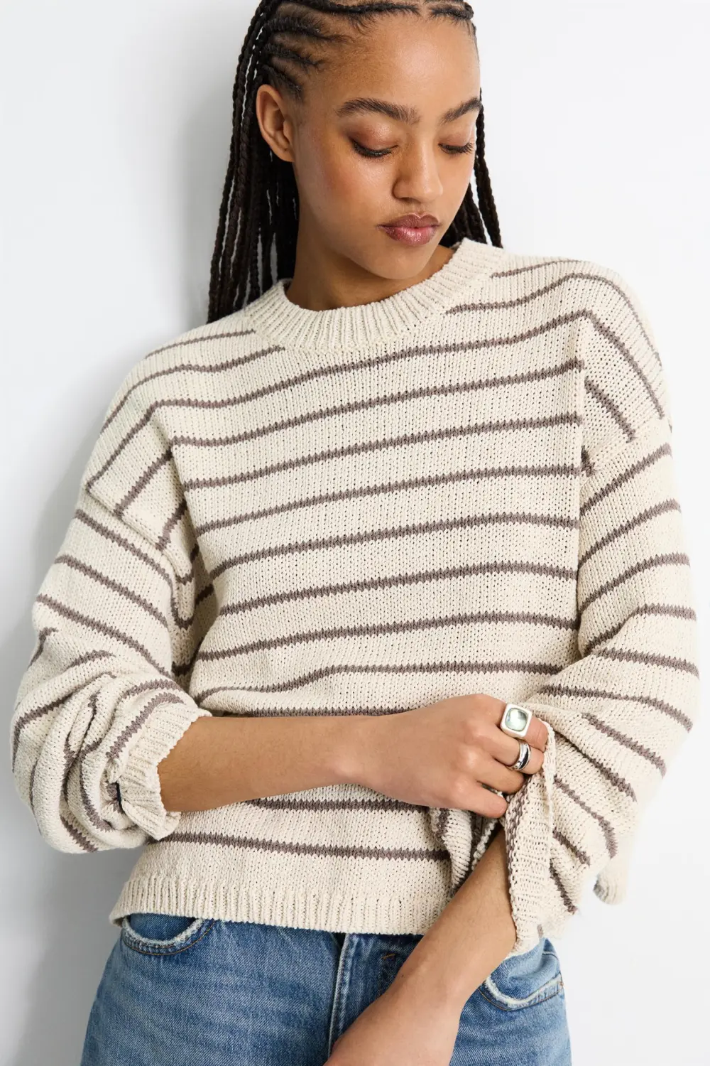 Jersey rayas oversize