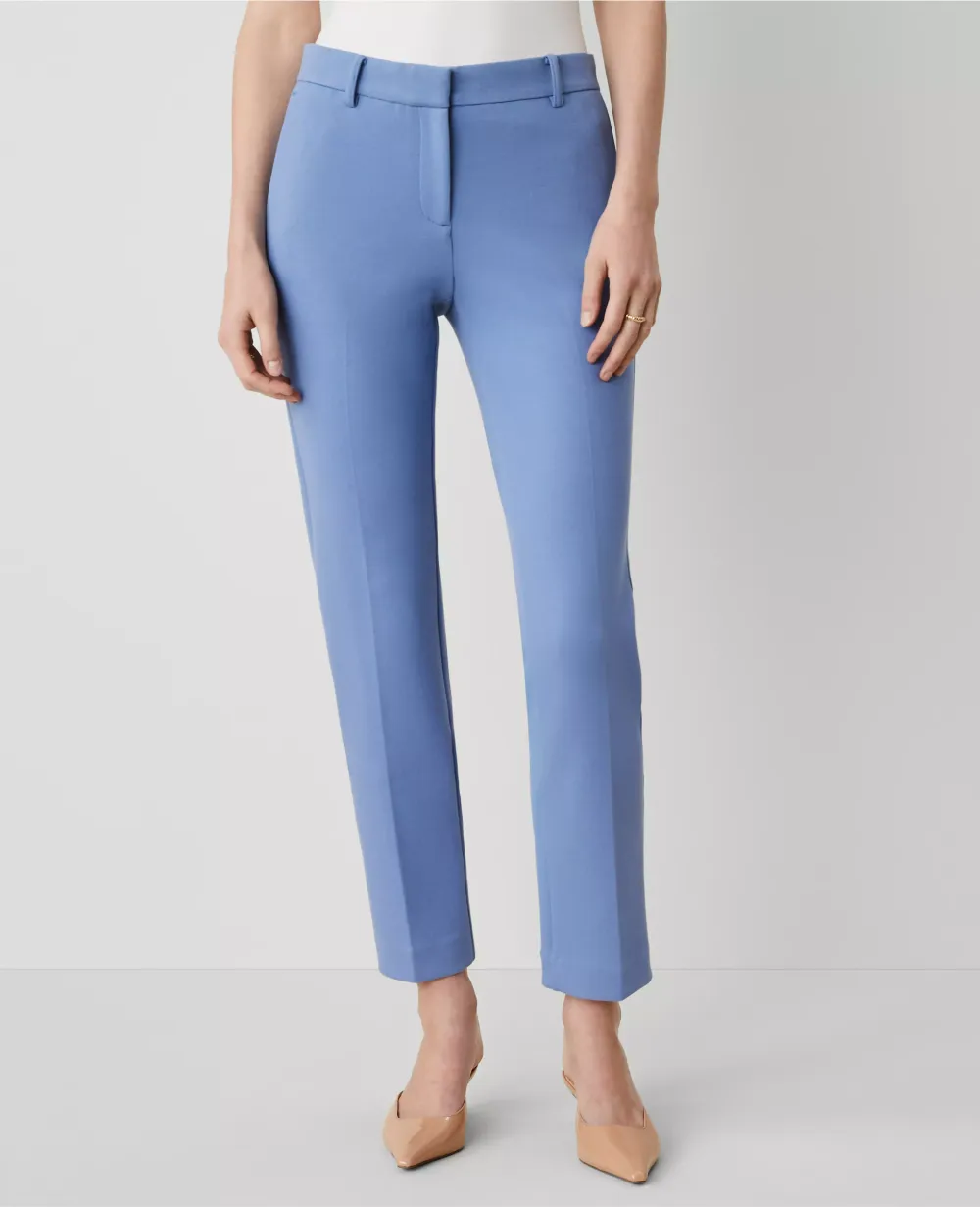 The Eva Ankle Pant in Piqué