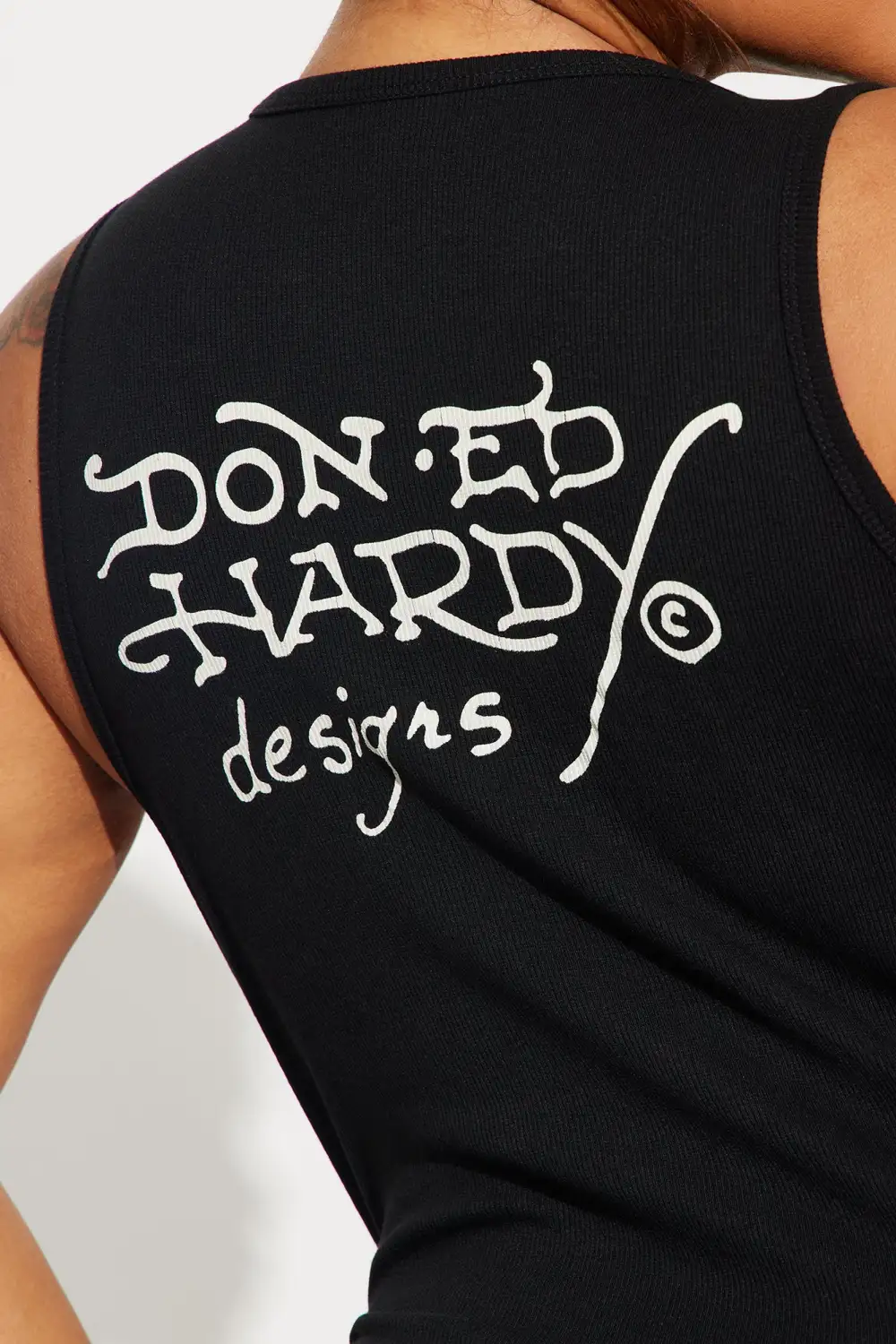 Ed Hardy Mary Maxi Dress - Black