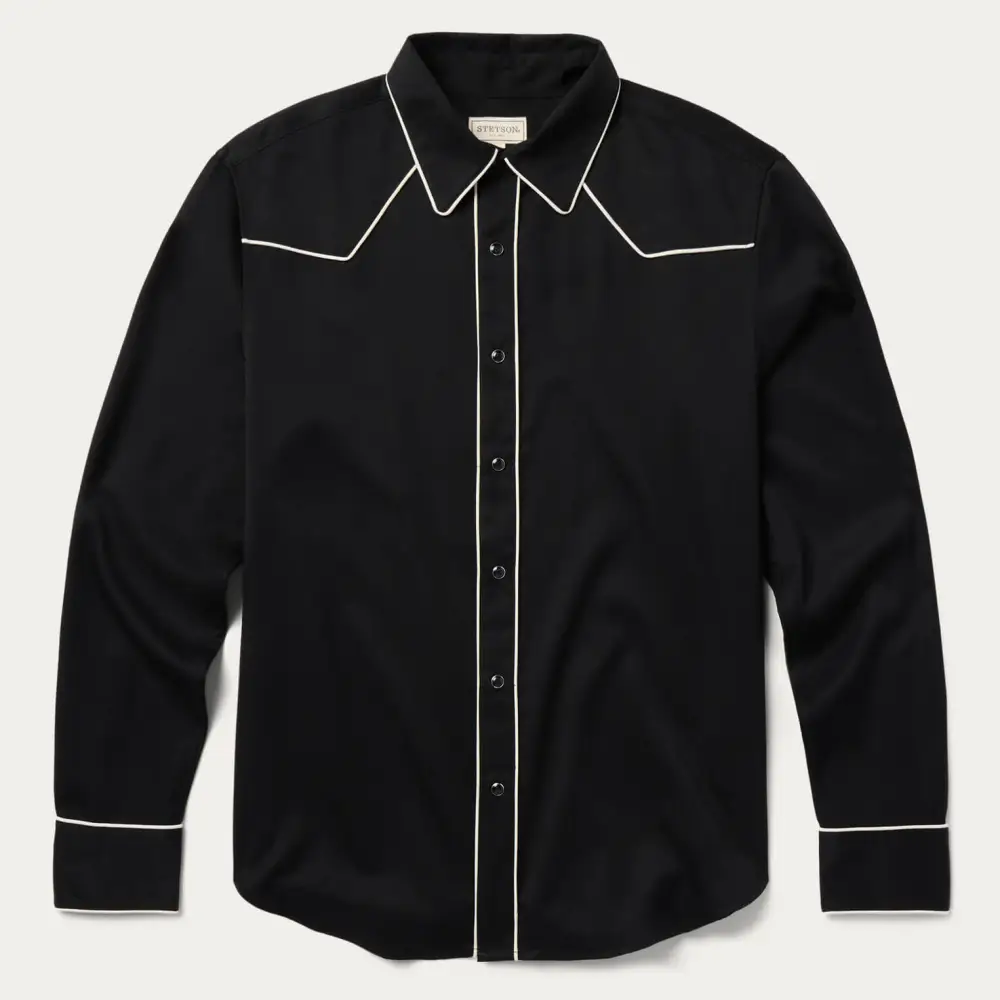 Vintage Piped Western Shirt