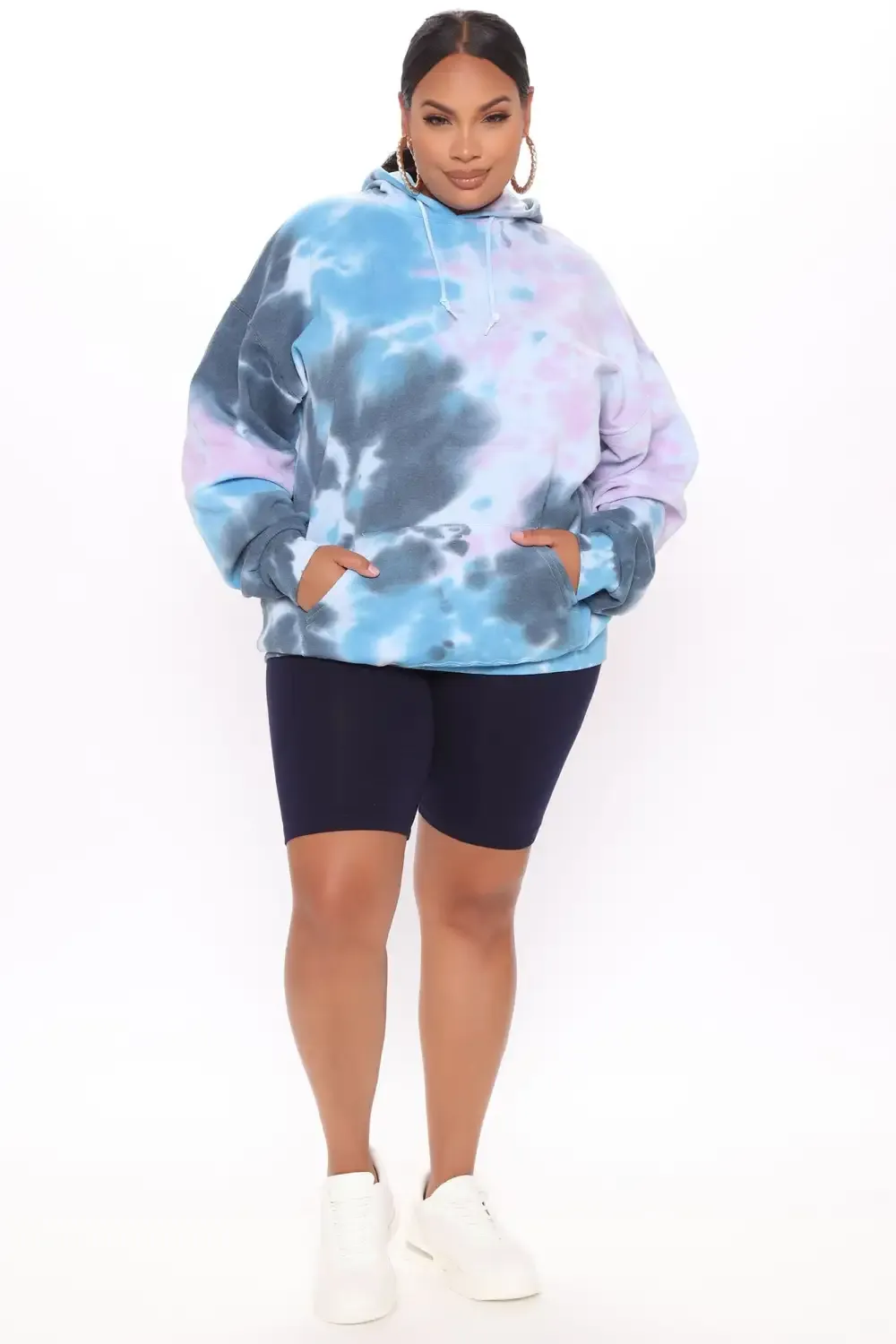 Natalee Biker Shorts - Navy