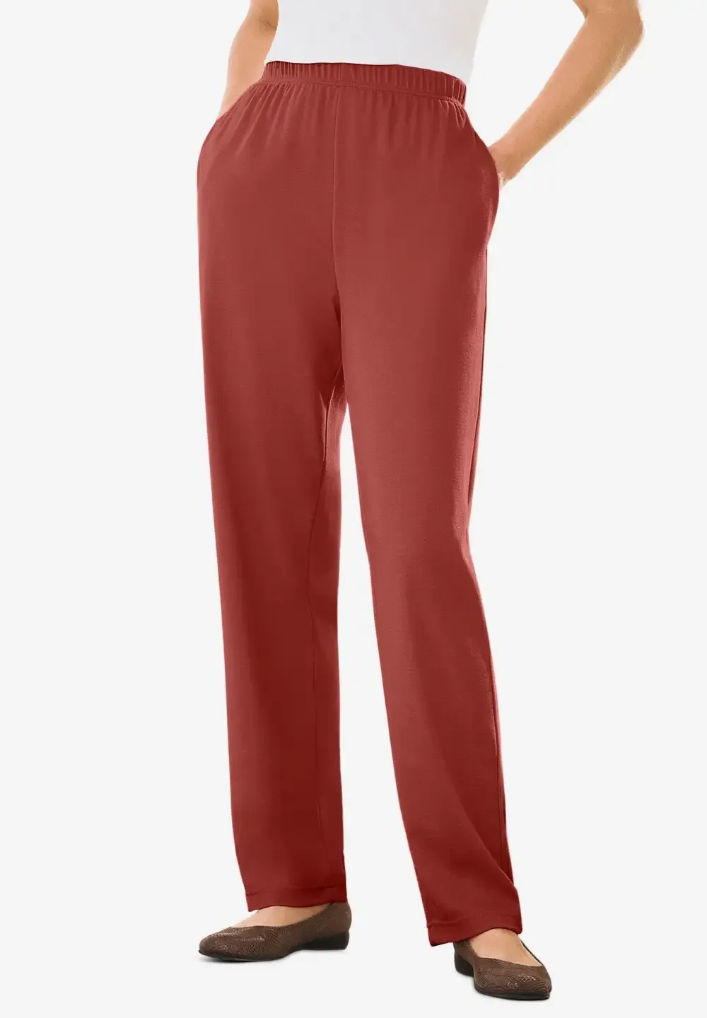 7-Day Knit Straight Leg Pant