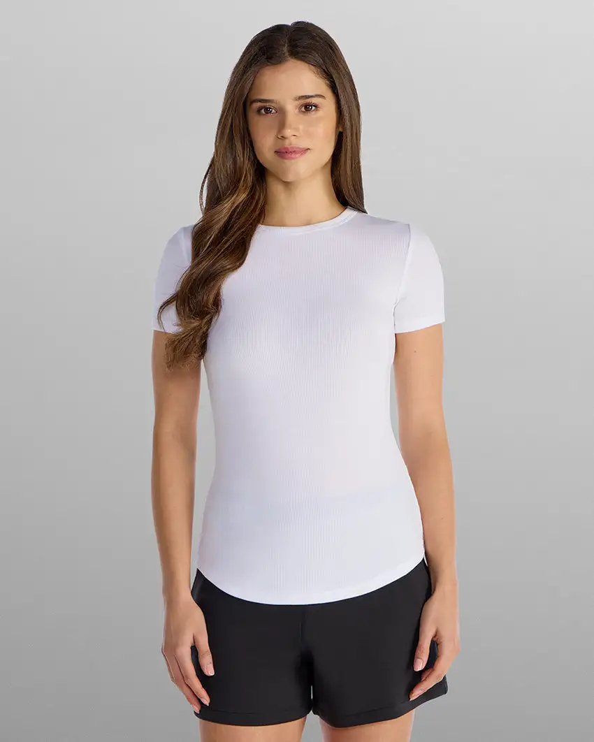Modal Micro Rib Fitted Drop-Cut