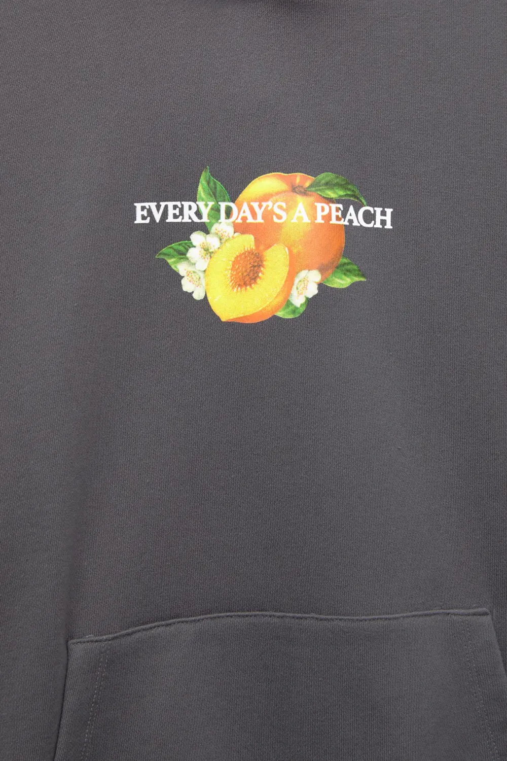 Sudadera capucha melocotón