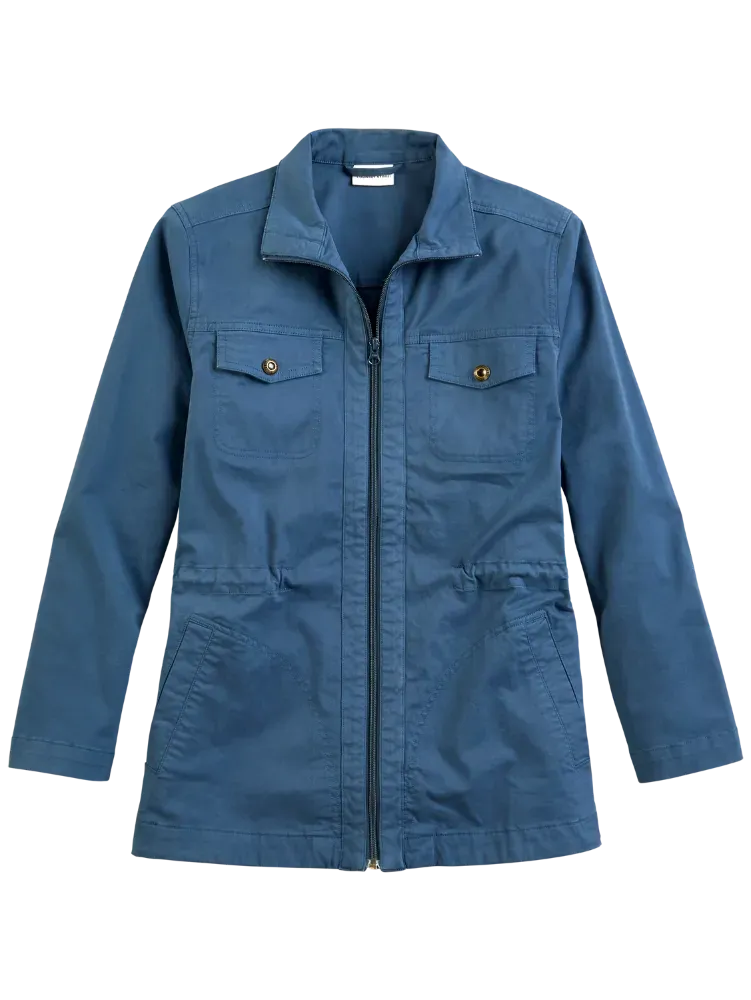 Women's Cotton Twill Utility Jacket