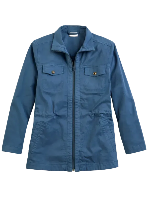Women's Cotton Twill Utility Jacket