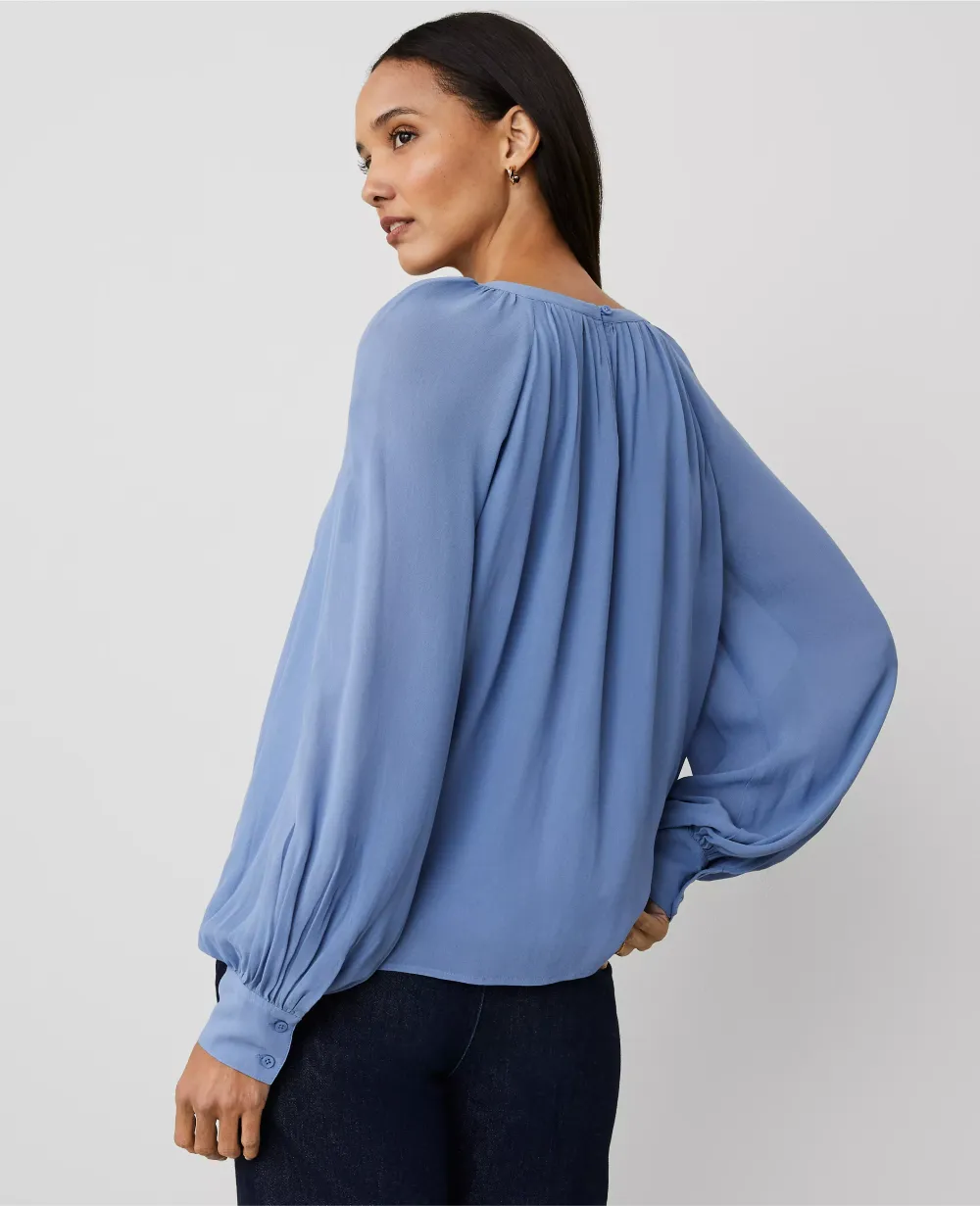 Rosette Raglan Top