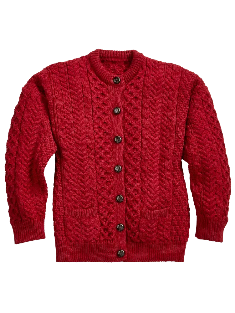 Women's Irish Wool Timeless Cardigan