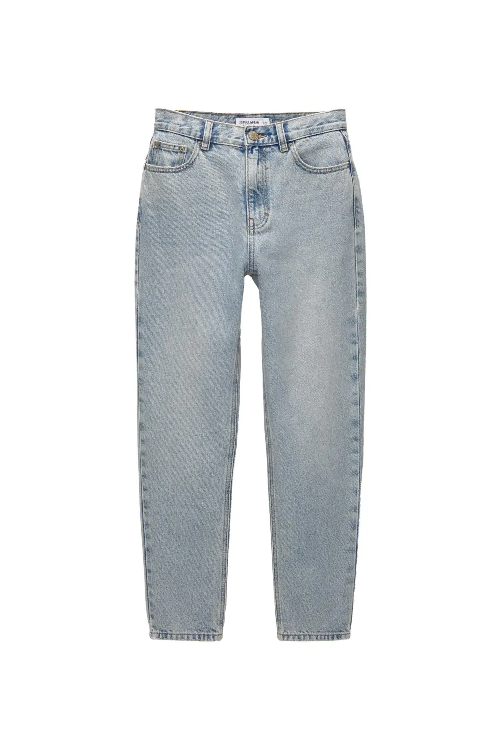Jeans mom tiro alto