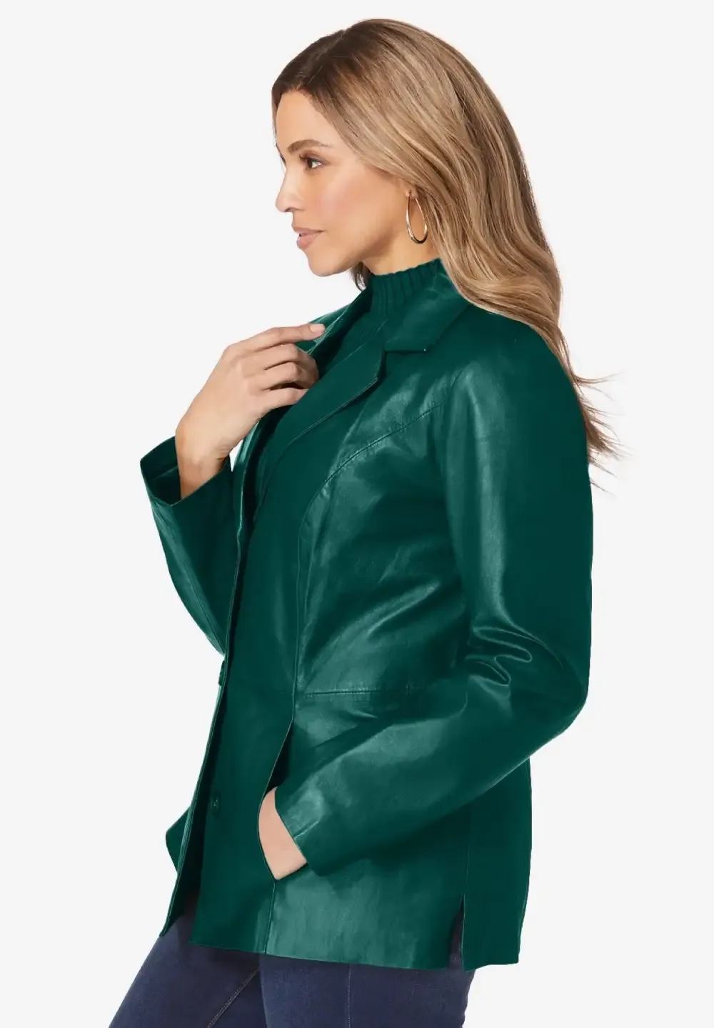 Leather Blazer
