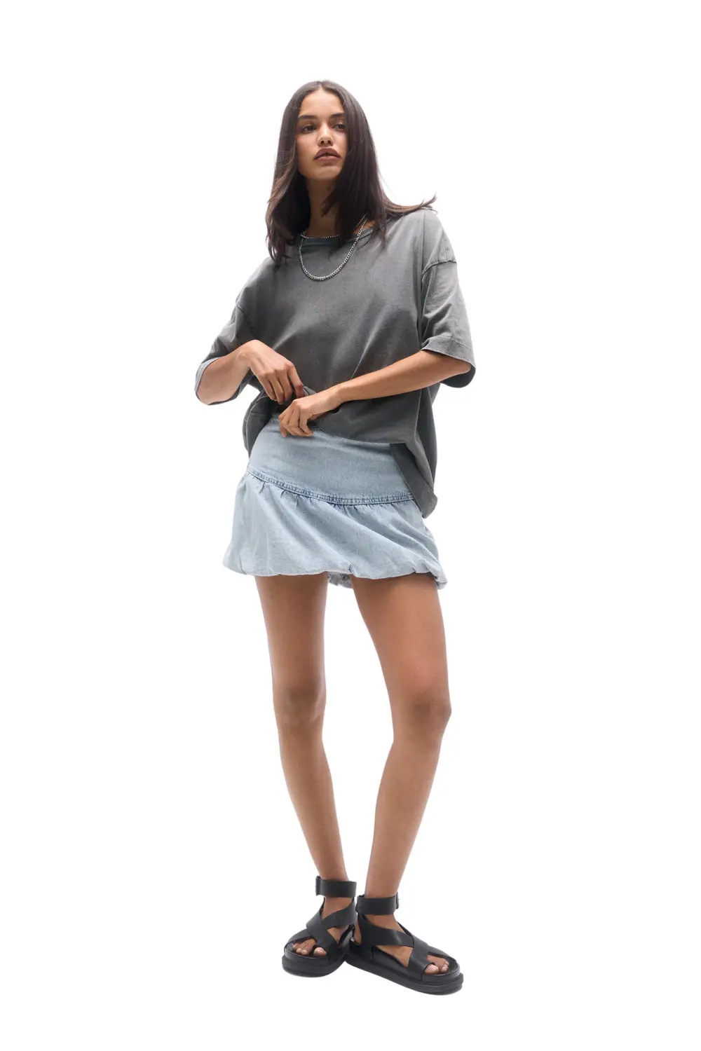 Camiseta oversize algodón
