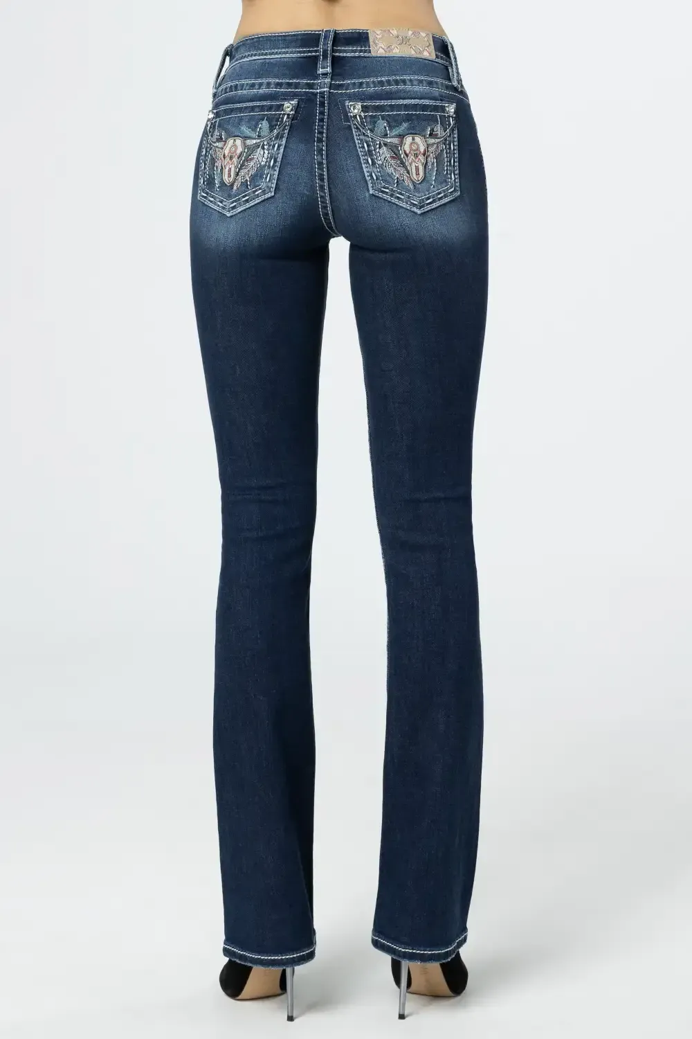 Mauve Longhorn Bootcut Jeans