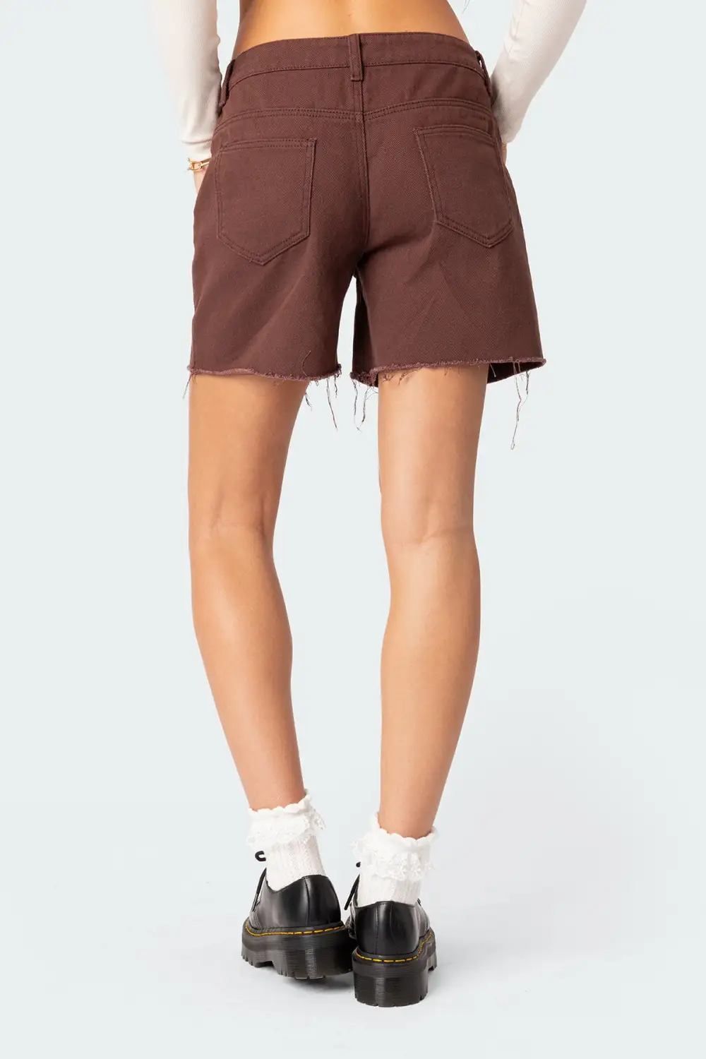 Boyfriend Denim Carpenter Shorts