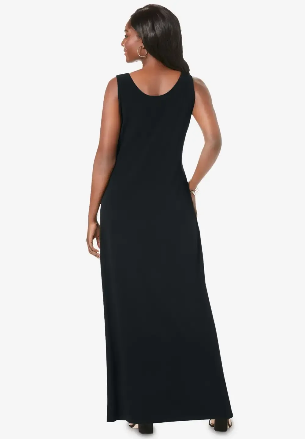 Stretch Knit Tank Maxi Dress