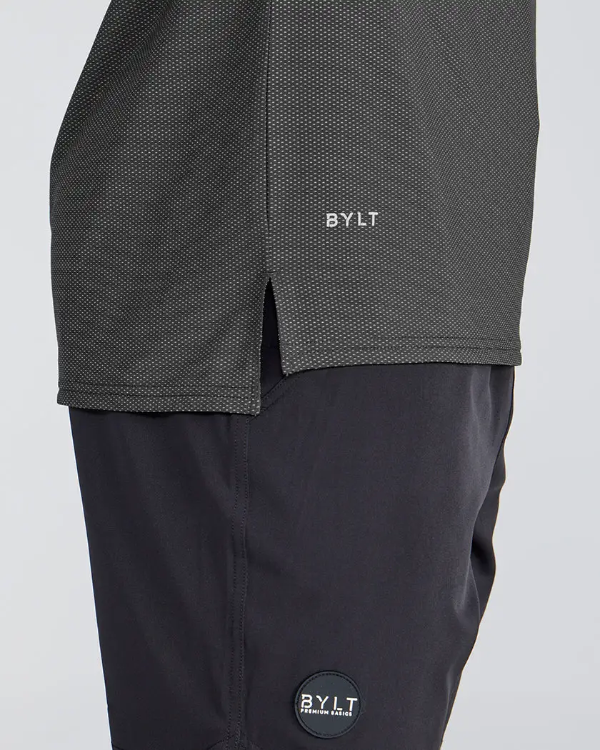 Pulse Short Sleeve Split Hem