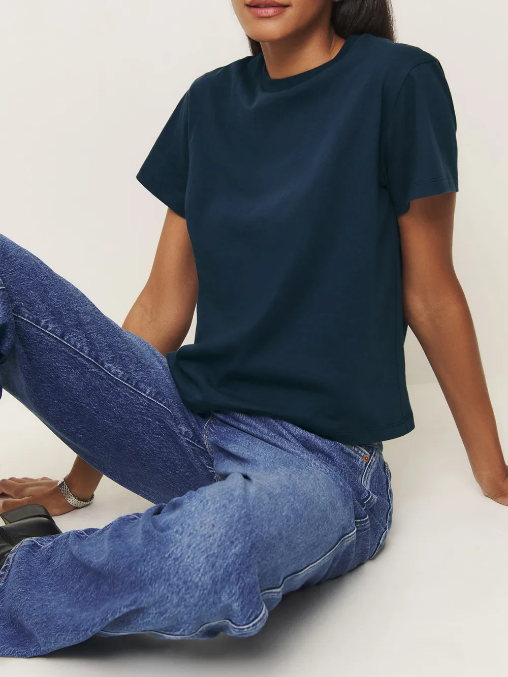 Loose Fit Crew Neck T-Shirt
