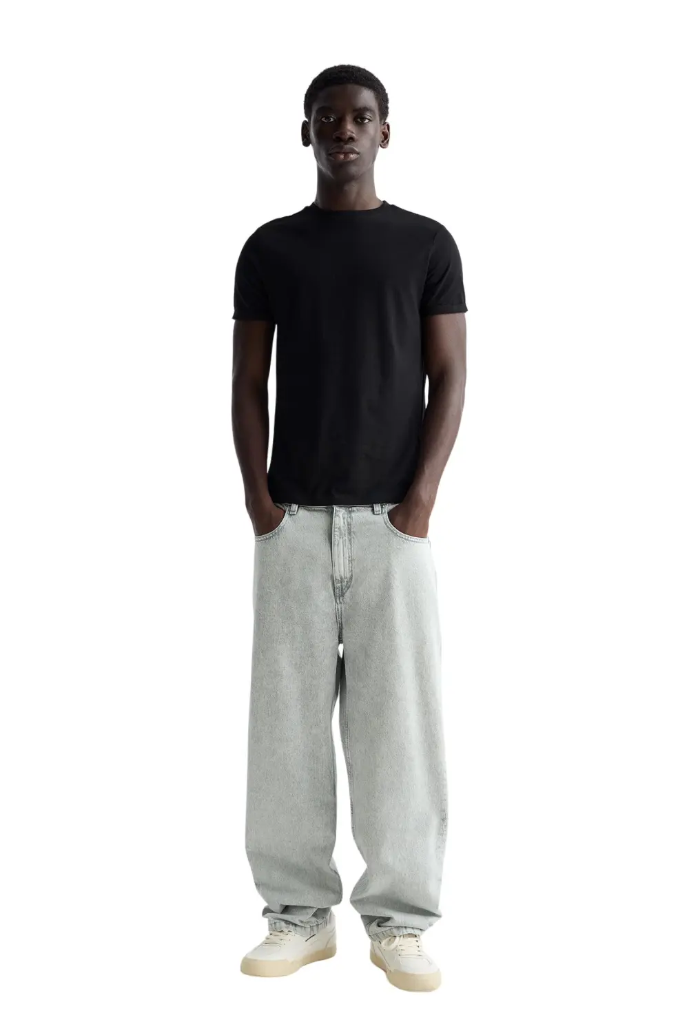 Basic muscle fit T-shirt