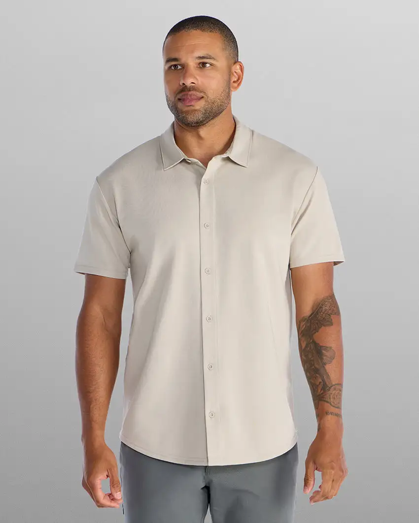 Lux Short Sleeve Button Down