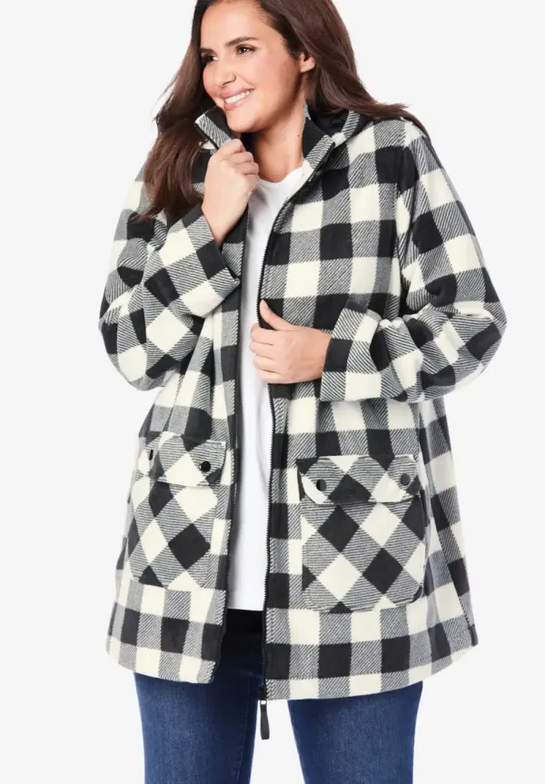 Hooded Fleece Coat