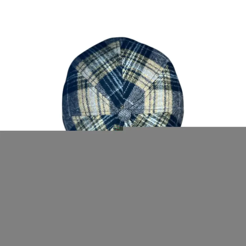The Bruin Peaky Boston Scally Cap - Gold and Black Plaid