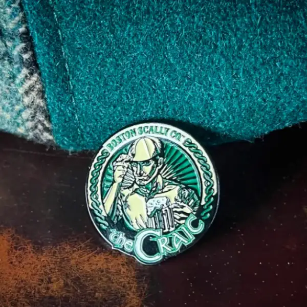 Boston Scally The Craic Cap Pin