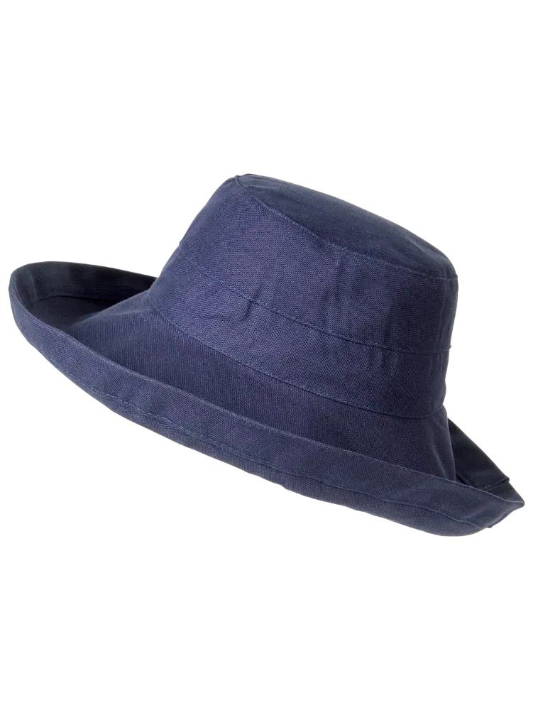 Women's Big-Brim Cotton Canvas Hat