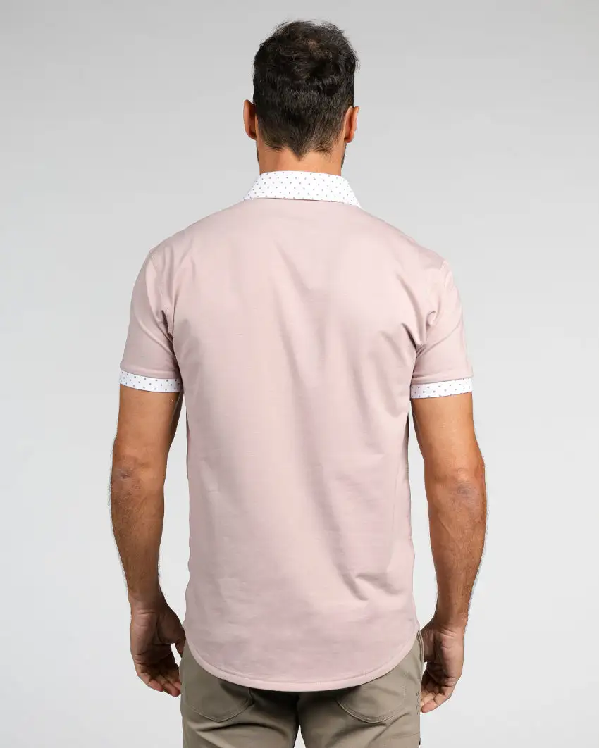 Drop-Cut: Lux Dotted Polo