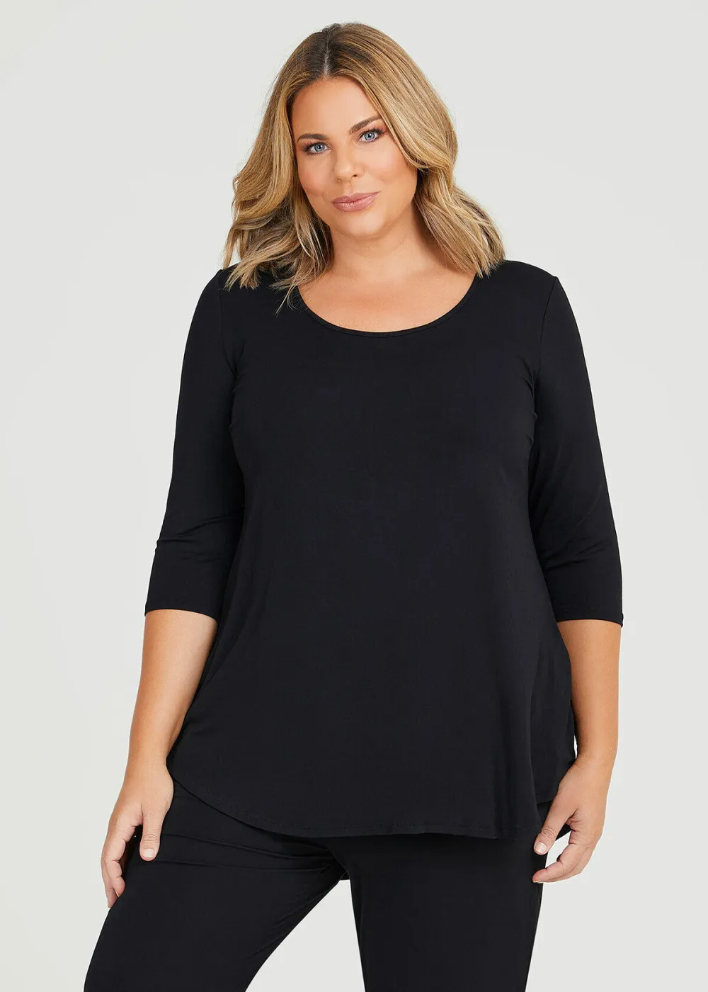 Bamboo Base 3/4 Sleeve Top