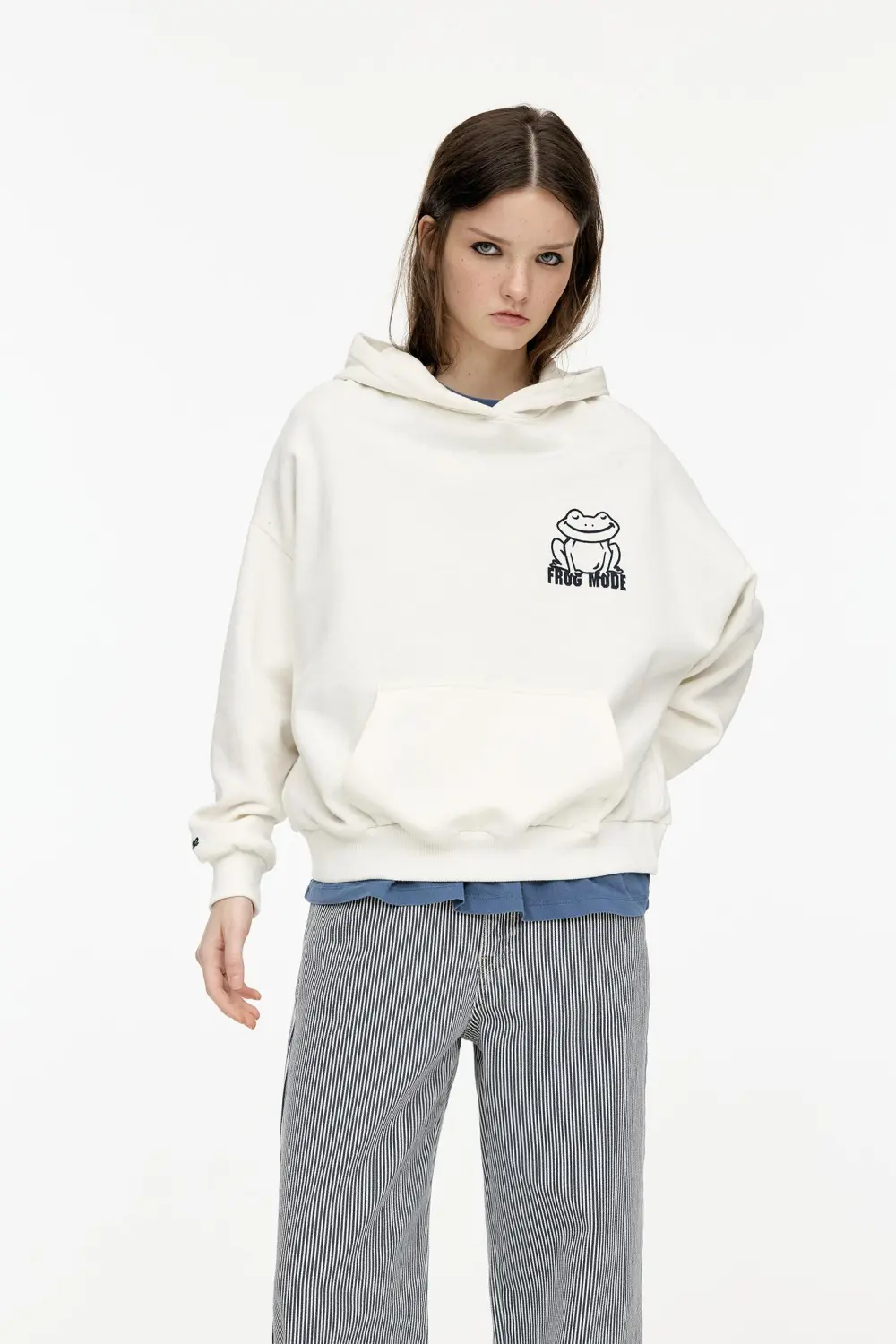 Sudadera capucha gráfico rana