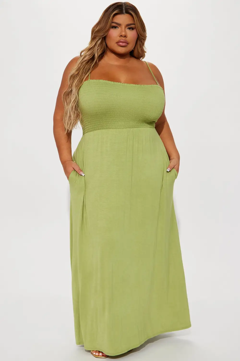 Holly Maxi Dress - Olive