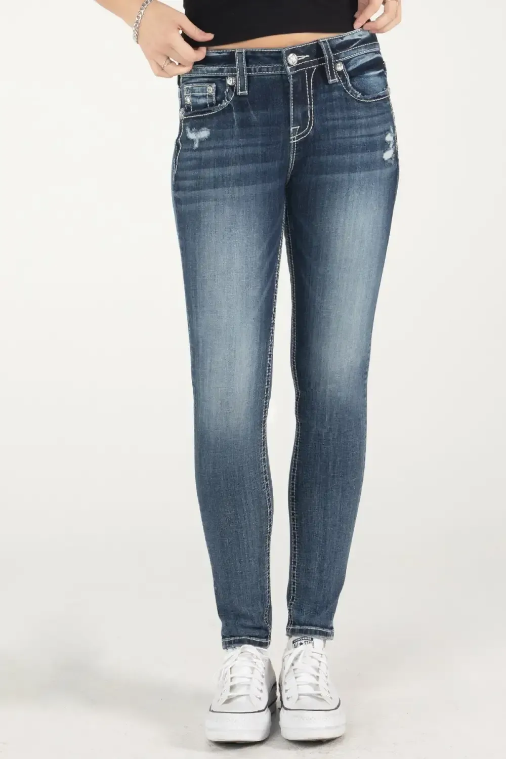 Uncovered Gem Skinny Jeans