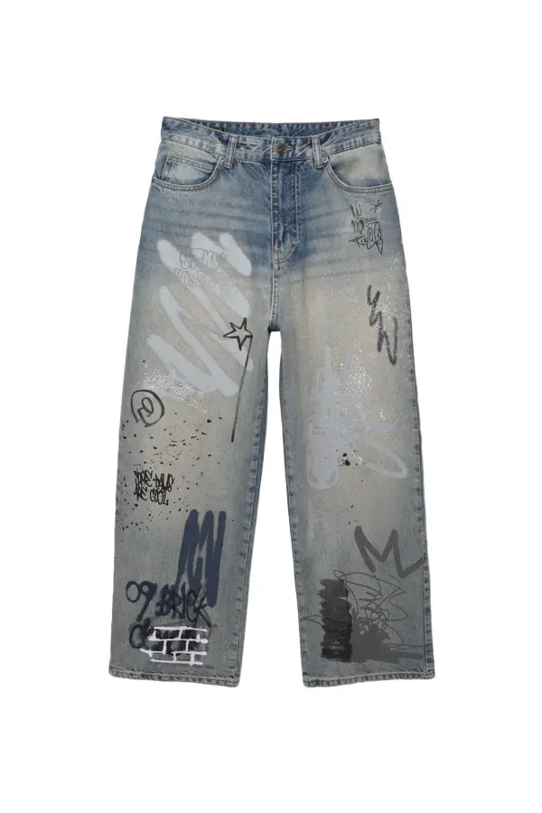 Graffiti skater jeans