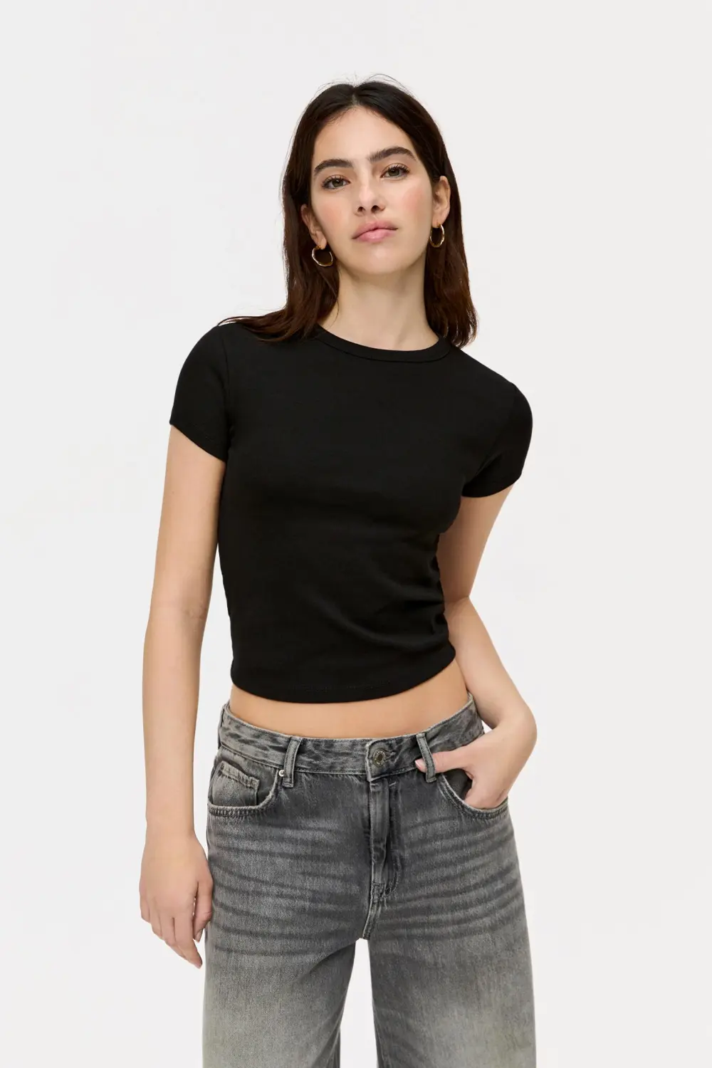 Camiseta básica ajustada