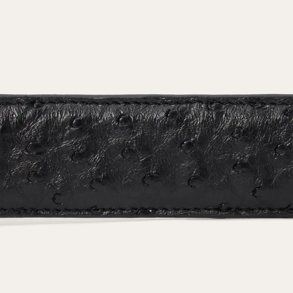 Ostrich Western Tab Belt