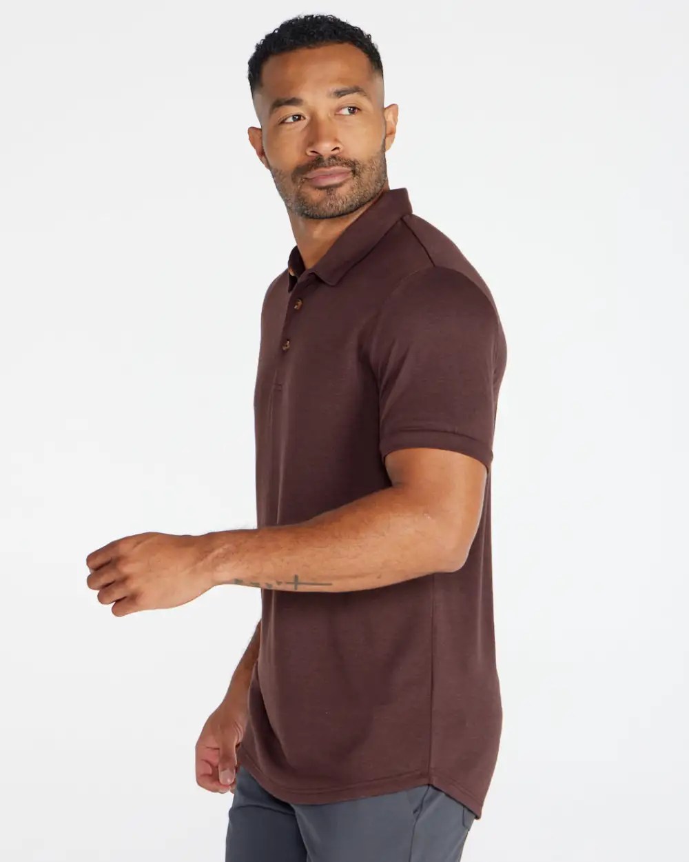 Comfort Wool Short Sleeve Polo