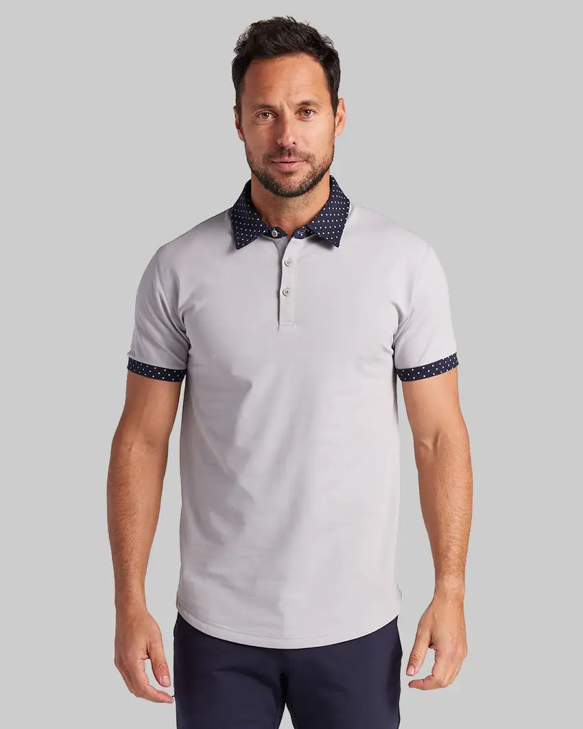 Drop-Cut: Lux Dotted Polo