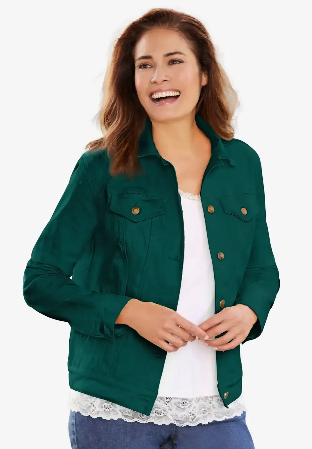 Stretch Denim Jacket