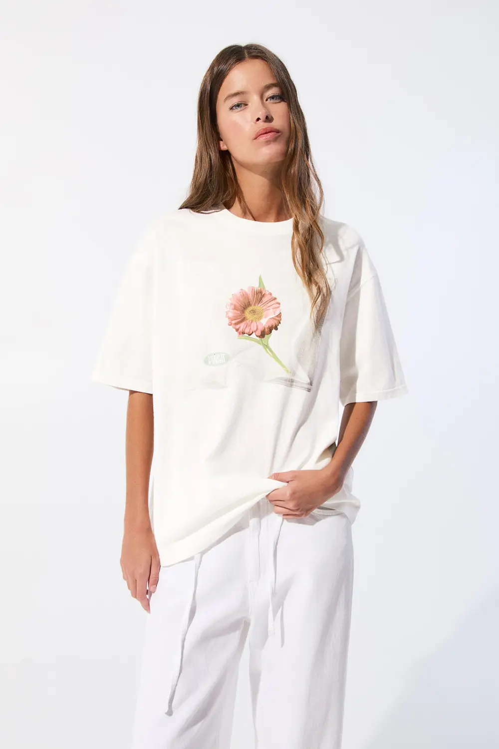 Camiseta flor