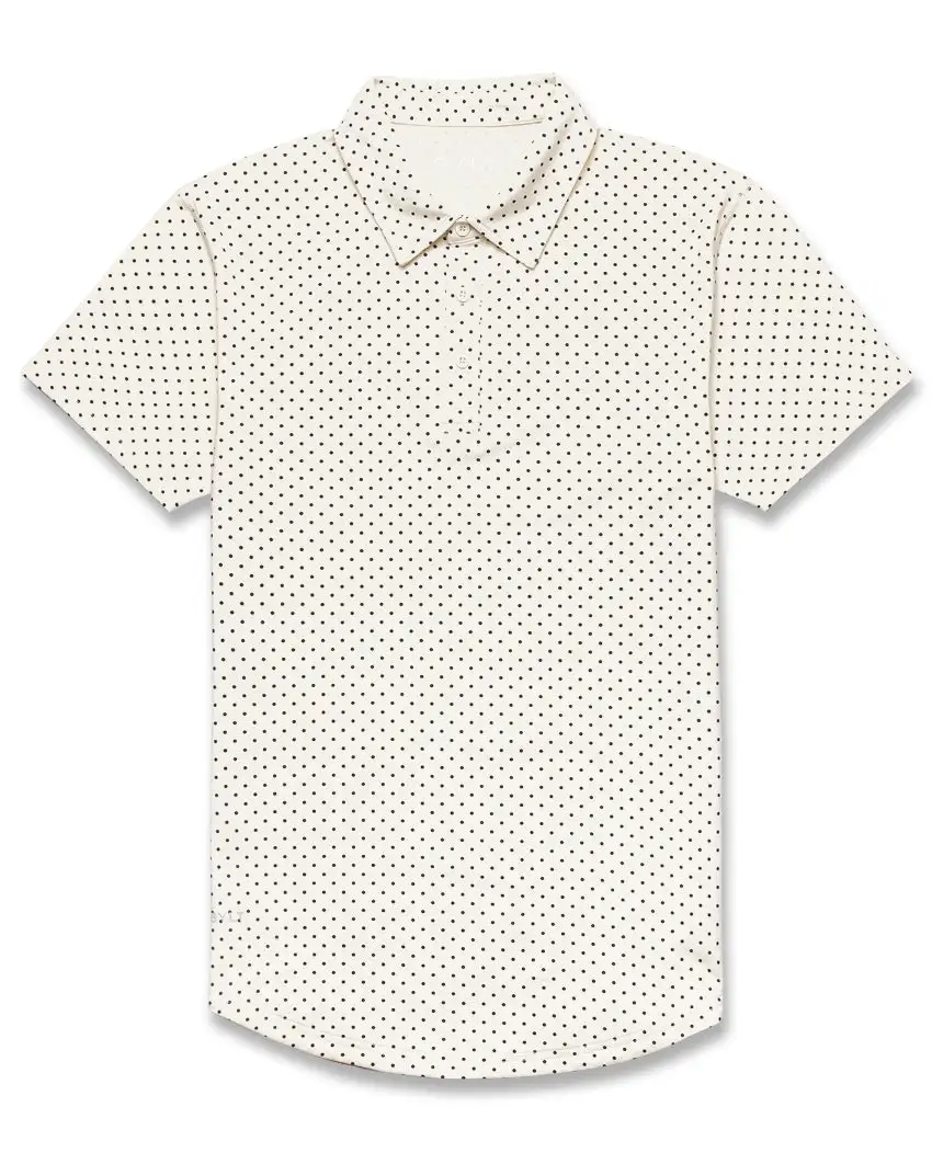 Drop-Cut: Lux Dotted Polo