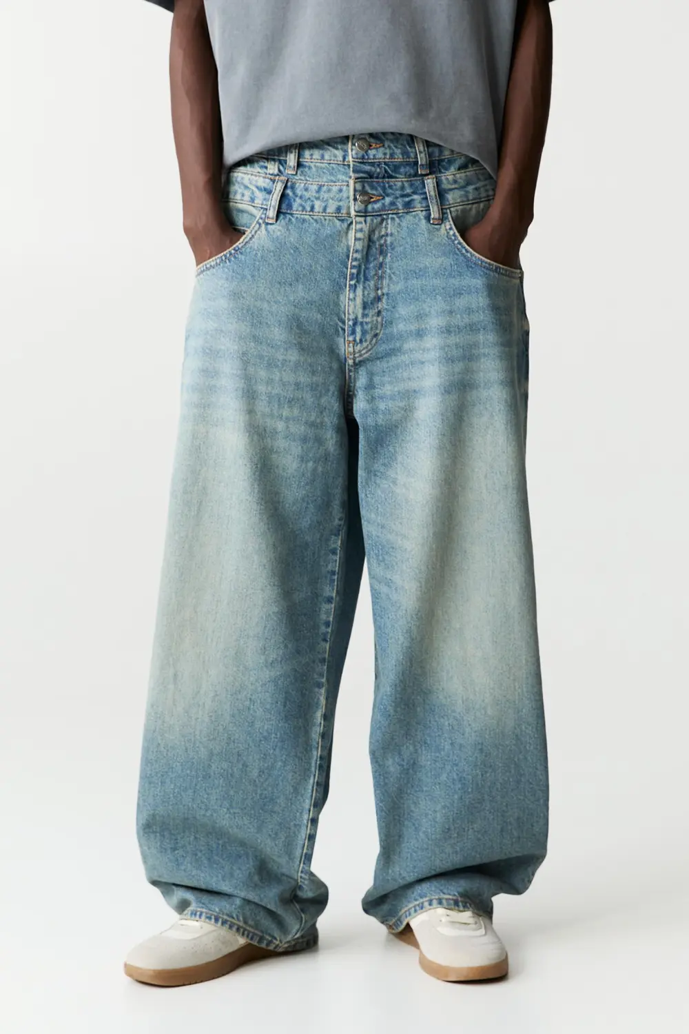 Double waist skater jeans