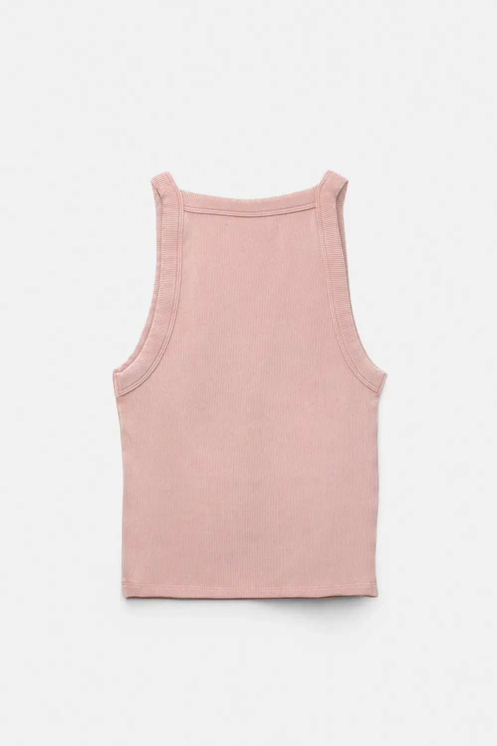 Halter neck tank top with trims