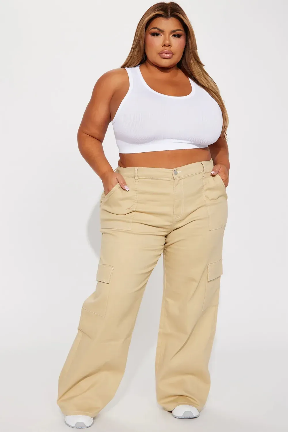 Good Intentions Cargo Jeans - Khaki