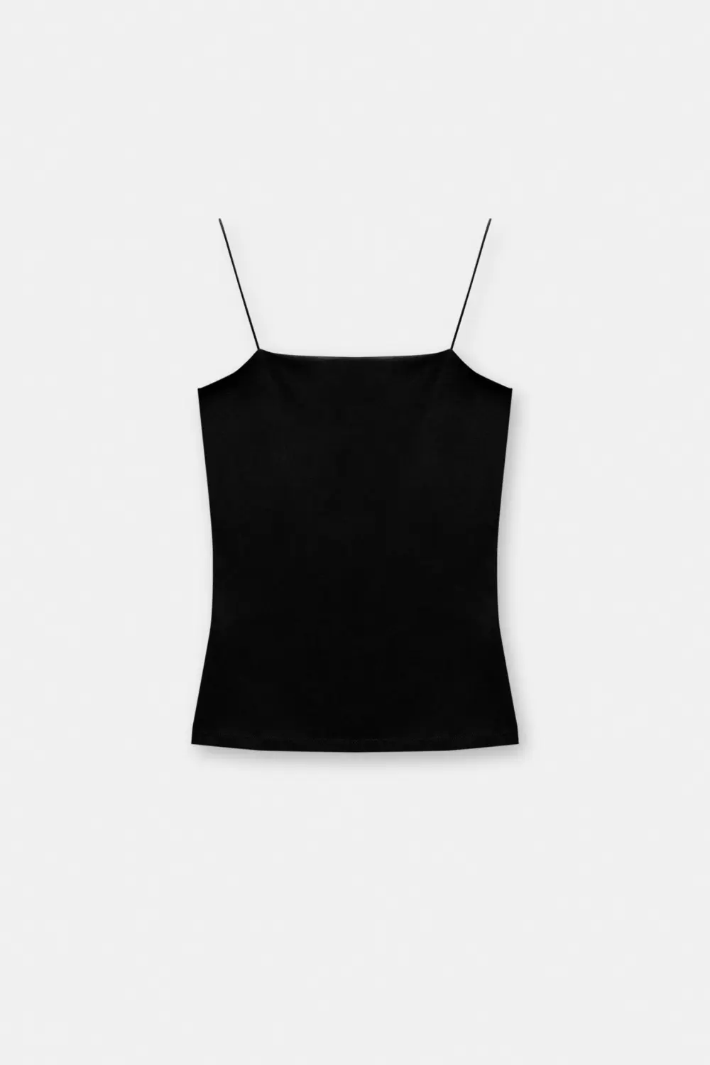 Strappy straight-cut top