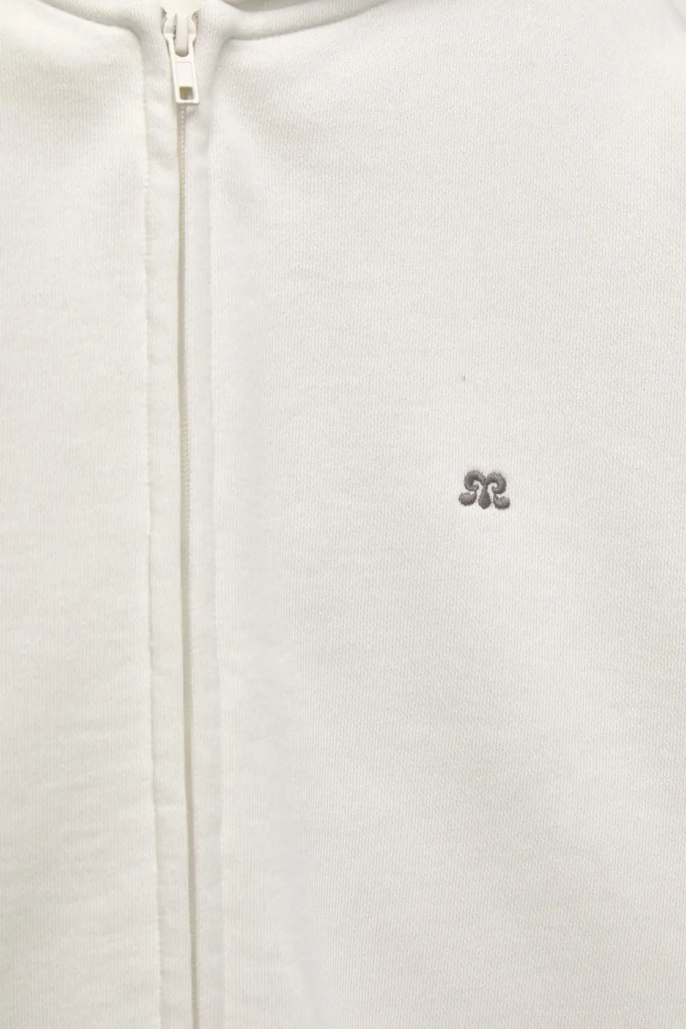 Sudadera capucha cremallera flor